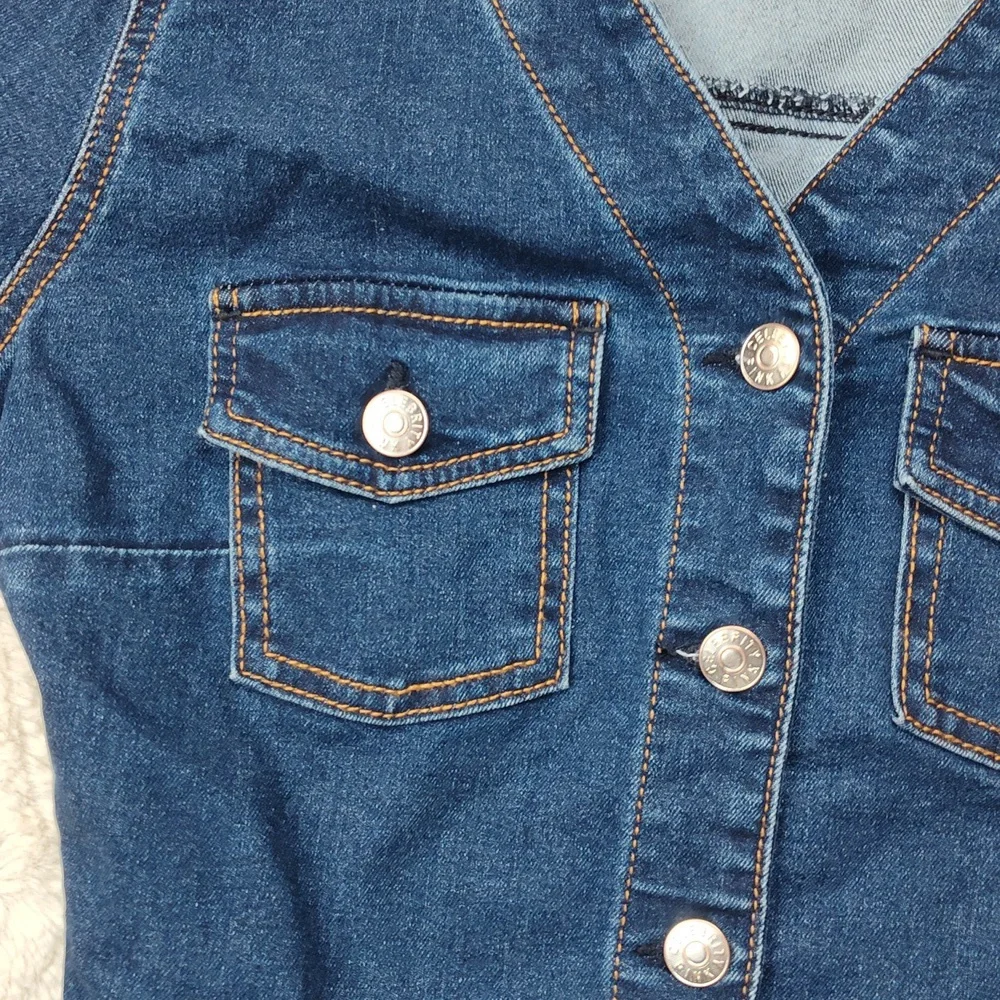 Celebrity Pink Women's XS Blue Denim Dress - Picture 7 of 10